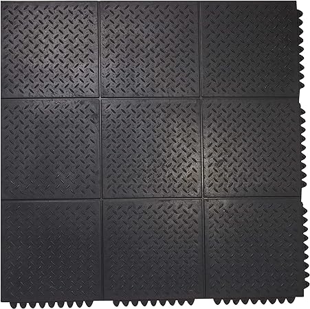 Interlocking Rubber Floor Mat Restaurant Kitchen Mat Commercial Entrance  Door Mat Durable Non-Slip Bar Mat Utility Drainage Mat Indoor Outdoor Wet  Areas 3' X 3 - China Rubber Mat, Interlocking Flooring