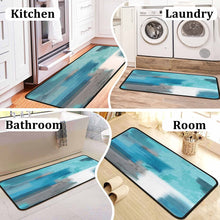 Set of 2 Non-Slip Backing Washable Doormat - 17x47.2 and 17x30 inches.