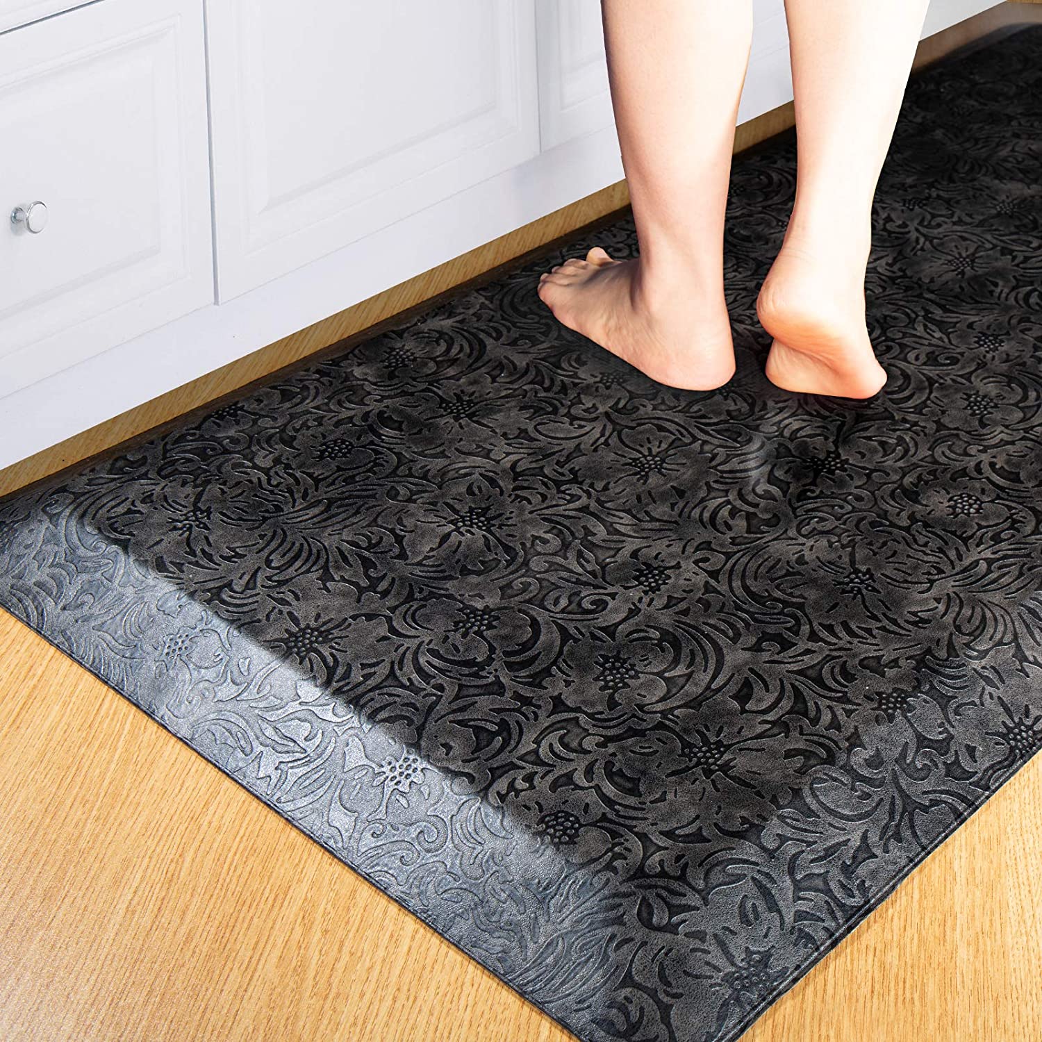 Anti Fatigue Floor Mat Thick Perfect Kitchen Carpet Standing Desk Rugs 18cm  Thickness Pvc Decor Mat Stain Resistant