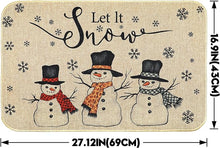 Non-Slip and Washable Xmas Welcome Mat