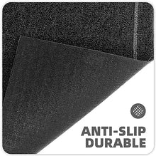 Anti-Slip Durable Outdoor Door Mat, Resist Dirt Heavy Duty Waterproof Outdoor Floor Mat for Entry, Entrance, Garage, High Traffic Areas, Easy to Clean, 24"x36" Grey