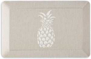 Aloha Modern Pineapple Anti-Fatigue Air-Infused Kitchen Mat, Coffee brown