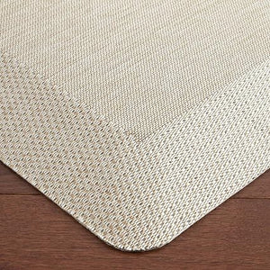 Mira Modern Heathered Anti-Fatigue Air-Infused Kitchen Mat, Beige, 19.6"x39"