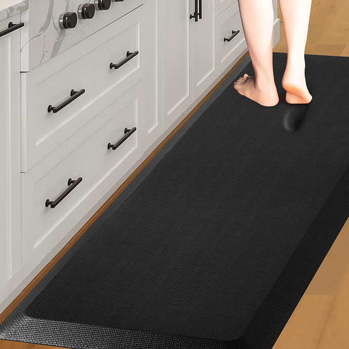  Gorilla Grip Anti Fatigue Cushioned Kitchen Floor Mats, Thick  Ergonomic Standing Office Desk Mat, Waterproof Scratch Resistant Pebbled  Topside, Supportive Comfort Padded Foam Rugs, 17x24, Black : Home & Kitchen