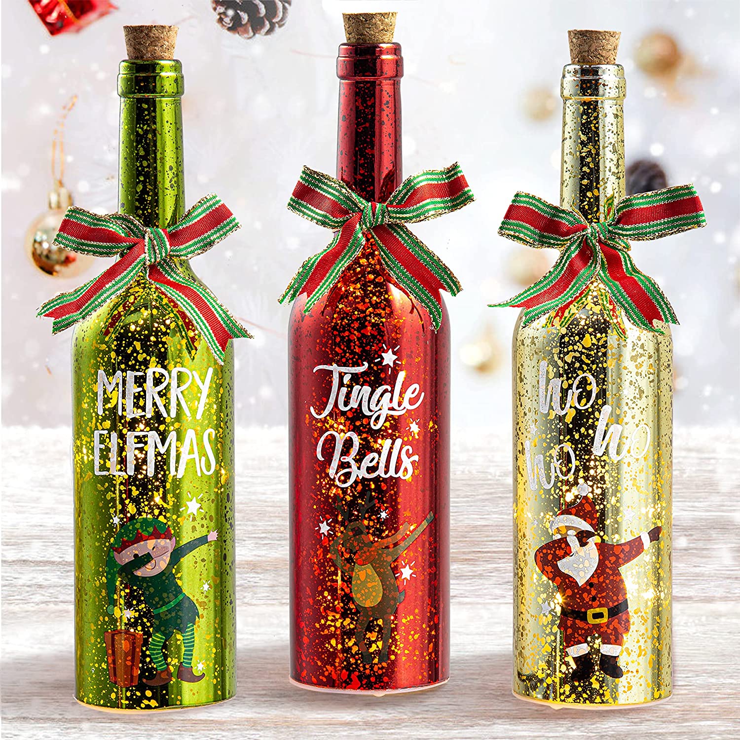 Battery Operated Lights Wine Bottles