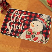 Non-Slip and Washable Xmas Welcome Mat