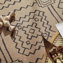 Indoor Mat Geometric Print Floor Cover Thin Carpet Soft Rug