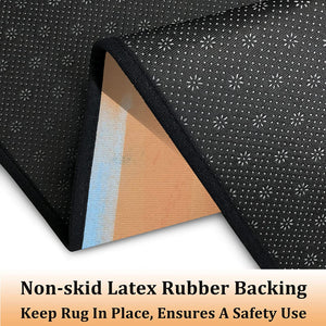 Set of 2 Non-Slip Backing Washable Doormat - 17x47.2 and 17x30 inches.