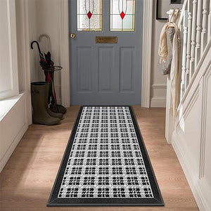 Washable Personalized Fall Door Mat, Grey