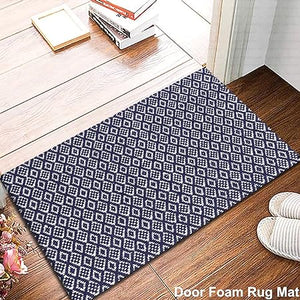 Cushioned Anti-Fatigue Waterproof Non-Slip Heavy Duty Comfort Foam Rug (Black, 18''x30'')