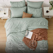 Queen Comforter Set - 7 Pieces, Bed in a Bag with Flat Sheet and Fitted Sheet, Pillowcases & Shams