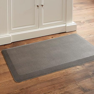 Emeril Lagasse Kitchen Mat, Textured, 19.6"x39" Rectangle,Beige