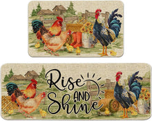 Set of 2, Anti Fatigue  Floor Non-Slip You are My Sunshine Kitchen Decor Holiday Decorations-17x29 and 17x47 Inch