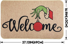 Non-Slip and Washable Xmas Welcome Mat