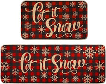 Non-Slip and Washable Xmas Welcome Mat