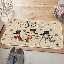 Non-Slip and Washable Xmas Welcome Mat