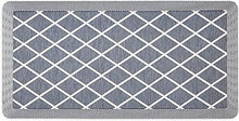 Miles Modern Diamond Anti-Fatigue Air-Infused Kitchen Mat, Beige, 19.6"x32"