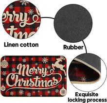 Non-Slip and Washable Xmas Welcome Mat