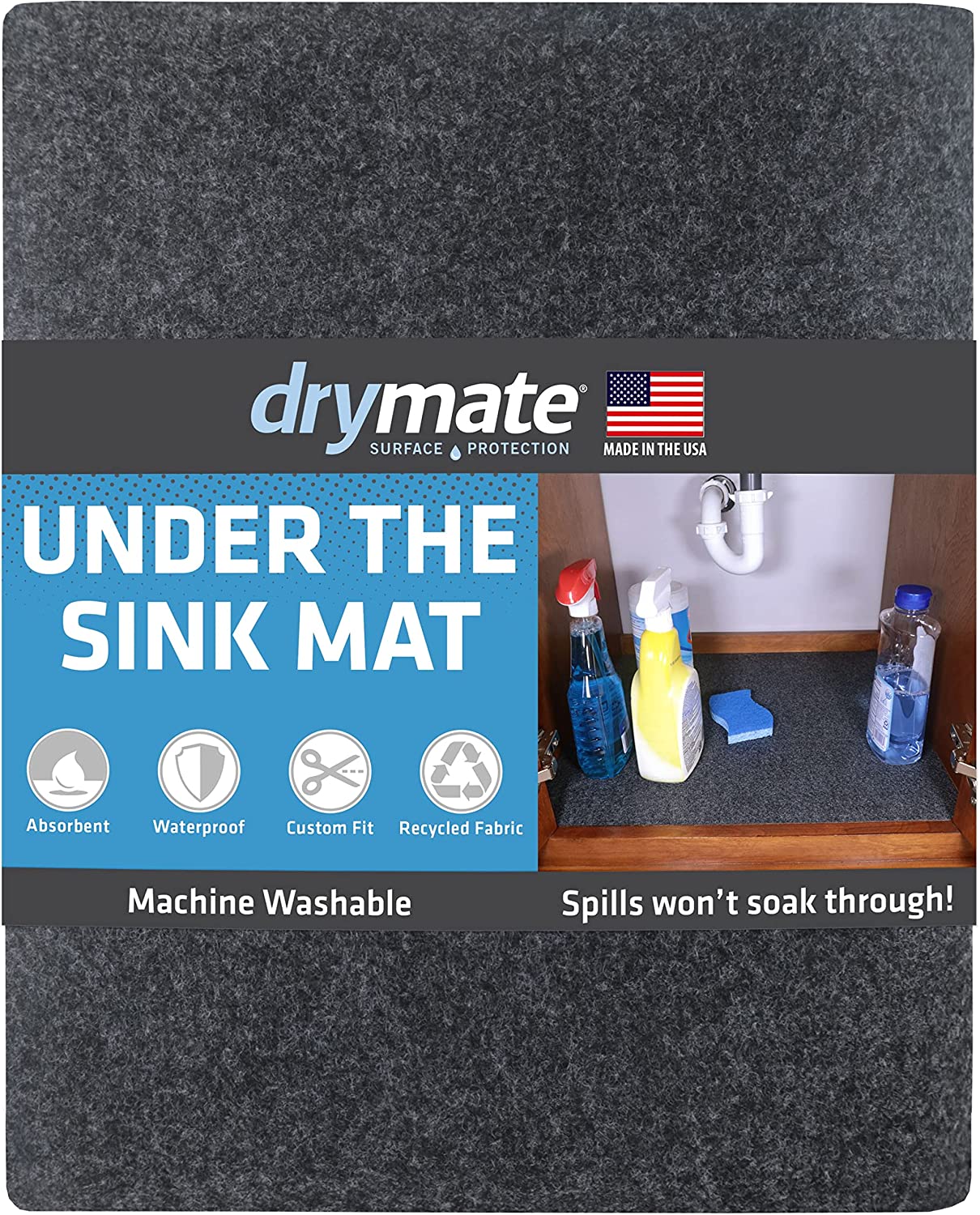 Under Sink Cabinet Mat / Waterproof Liner For Cabinets