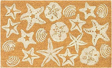 Natura Door Mat - Novelty Designs, Durable Natural Coir & Vinyl Back, 1'6" x 2'6"