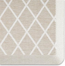 Miles Modern Diamond Anti-Fatigue Air-Infused Kitchen Mat, Beige, 19.6"x32"