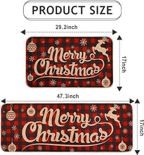 Non-Slip and Washable Xmas Welcome Mat