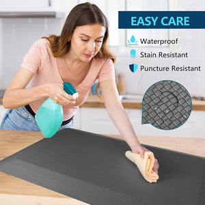 Anti Fatigue Extra Thick Standing Office Desk Mat, Foam Cushioned Ergonomic Comfort Standing Pad 9/10 Inch