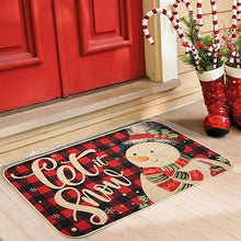 Non-Slip and Washable Xmas Welcome Mat