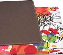 Modern Bright Flowers Anti Fatigue Standing Mat 18" x 30" Cream