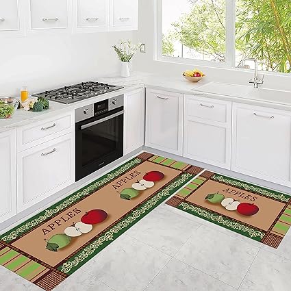 Anti Fatigue Floor Mat for Kitchen, Kitchen Floor Mats for Sink and Kitchen Matt for Standing for Apple Kitchen Decor 17