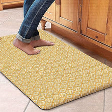 Cushioned Anti-Fatigue Waterproof Non-Slip Heavy Duty Comfort Foam Rug (Black, 18''x30'')