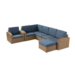 Ennedi Modern Alalakh 8 - Person modular Seating Group with Cushions