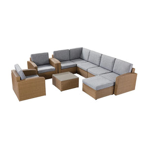 Ennedi Modern Alalakh 8 - Person modular Seating Group with Cushions