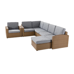 Ennedi Modern Alalakh 8 - Person modular Seating Group with Cushions