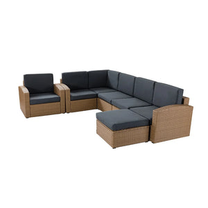 Ennedi Modern Alalakh 8 - Person modular Seating Group with Cushions