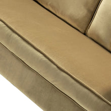 Clos 51'' Modern Upholstered Sofa with Golden Legs