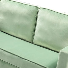 Clos 51'' Modern Upholstered Sofa with Golden Legs