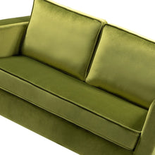 Clos 51'' Modern Upholstered Sofa with Golden Legs