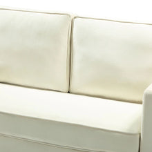 Clos 51'' Modern Upholstered Sofa with Golden Legs