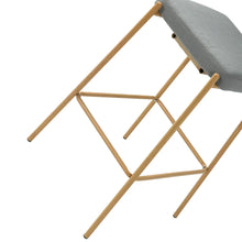 Duardo Modern Bar Stool with Metal Legs Set of 2