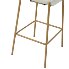 Duardo Modern Bar Stool with Metal Legs Set of 2