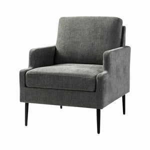 Eckhard Mid-century Modern Upholstery Accent Chair with Metal Legs