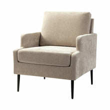 Eckhard Mid-century Modern Upholstery Accent Chair with Metal Legs