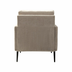 Eckhard Mid-century Modern Upholstery Accent Chair with Metal Legs