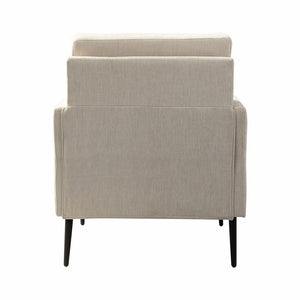 Eckhard Mid-century Modern Upholstery Accent Chair with Metal Legs