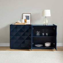 Edith 60" Modern Sideboard with Geometric Patterns