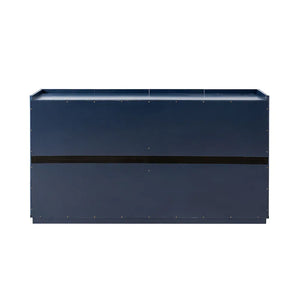 Edith 60" Modern Sideboard with Geometric Patterns