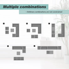 Ennedi Modern Alalakh 8 - Person modular Seating Group with Cushions