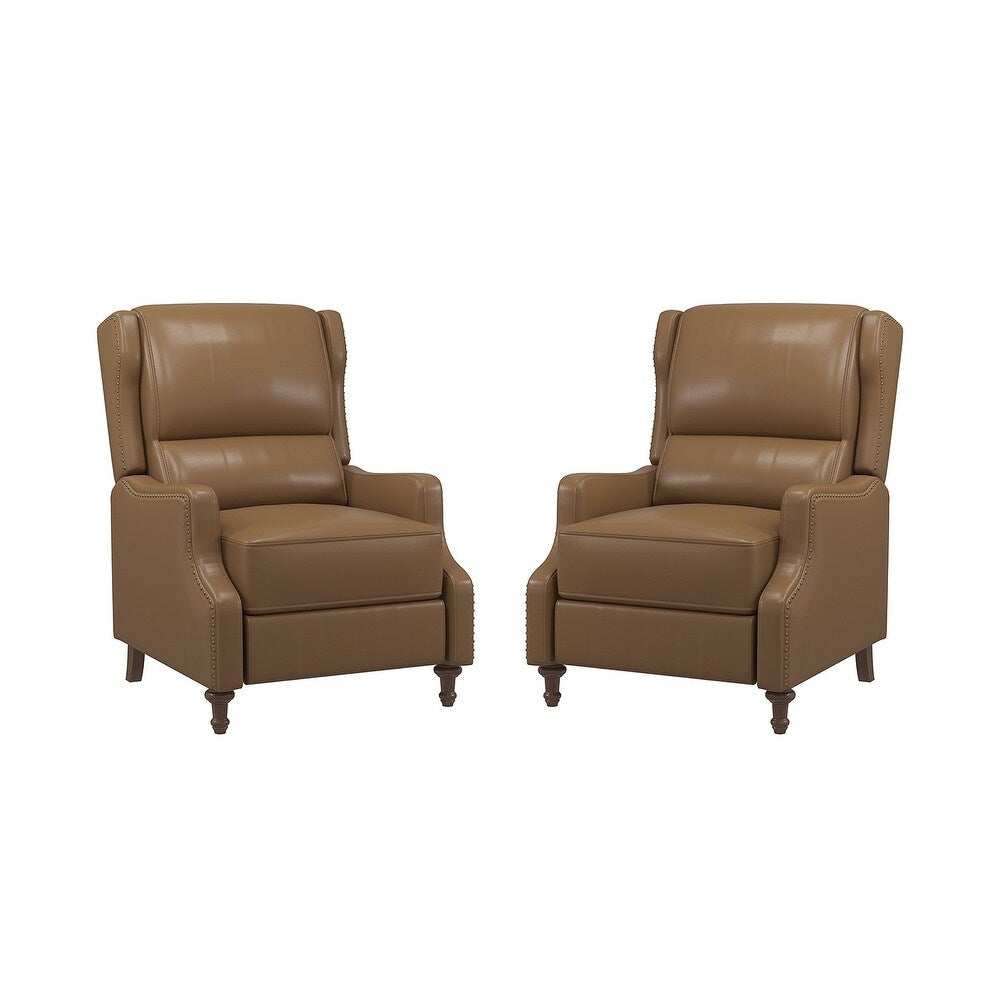 Leather recliner store with legs