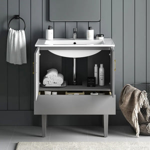 Rogelio Freestanding 30" Bathroom Vanity with Sink Combo